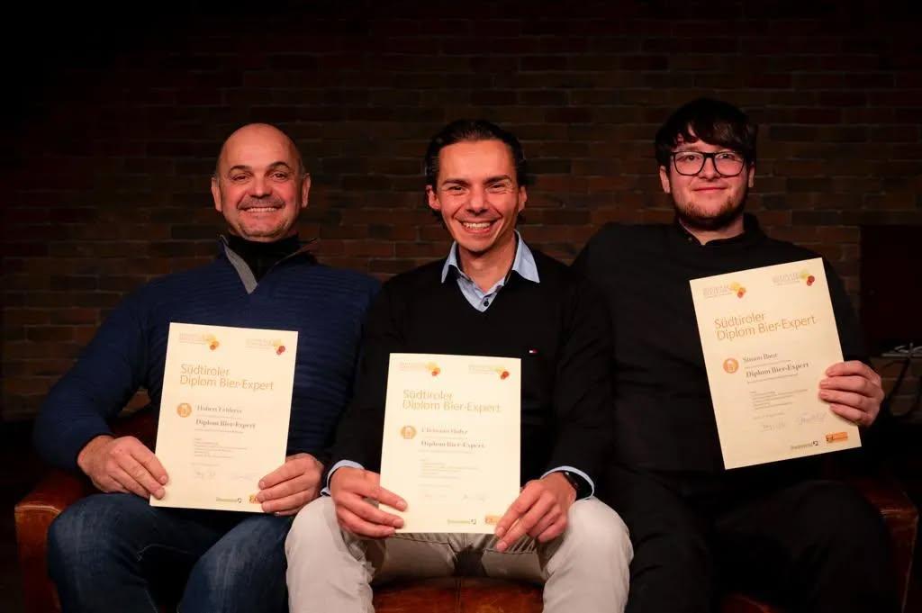 Gruppenfoto von Hubert, Christian und